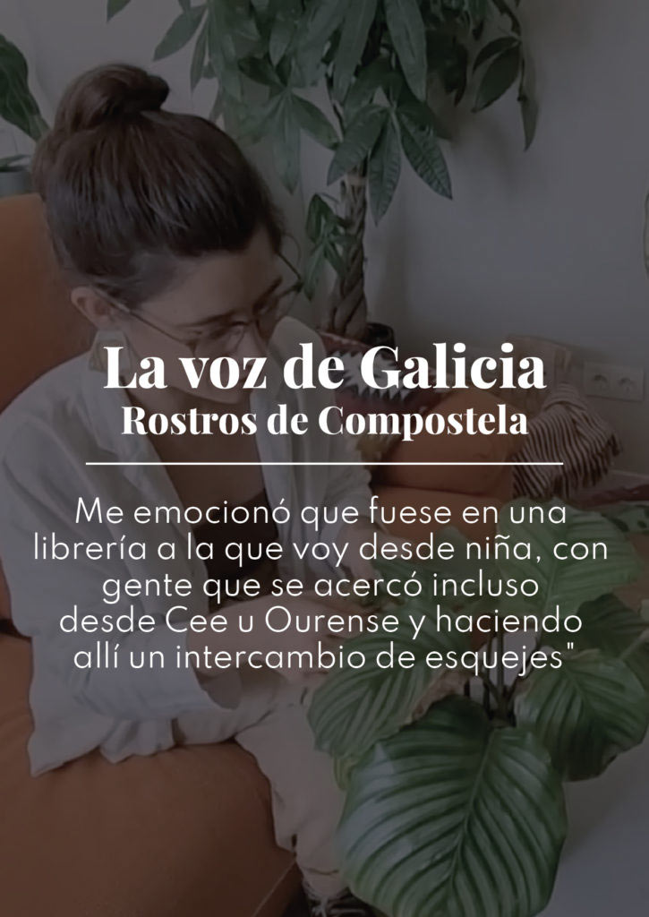 Clara Redondo en La Voz de Galicia